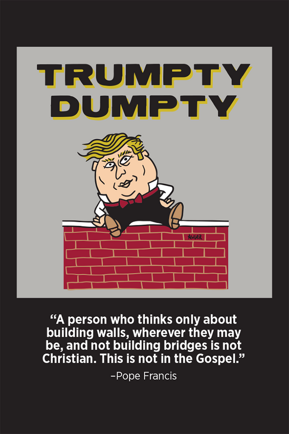 Trumpty Dumpty Postcard