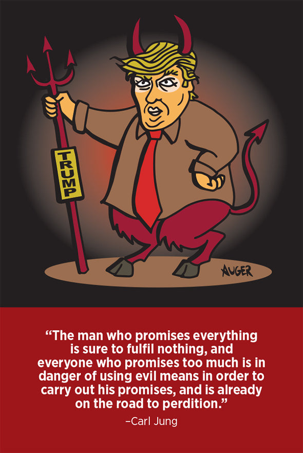 Devil Trump Postcard