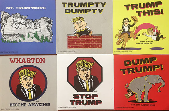 Dump Trump Stickers (3 Pack)