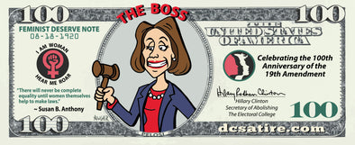Feminist $100 Bill