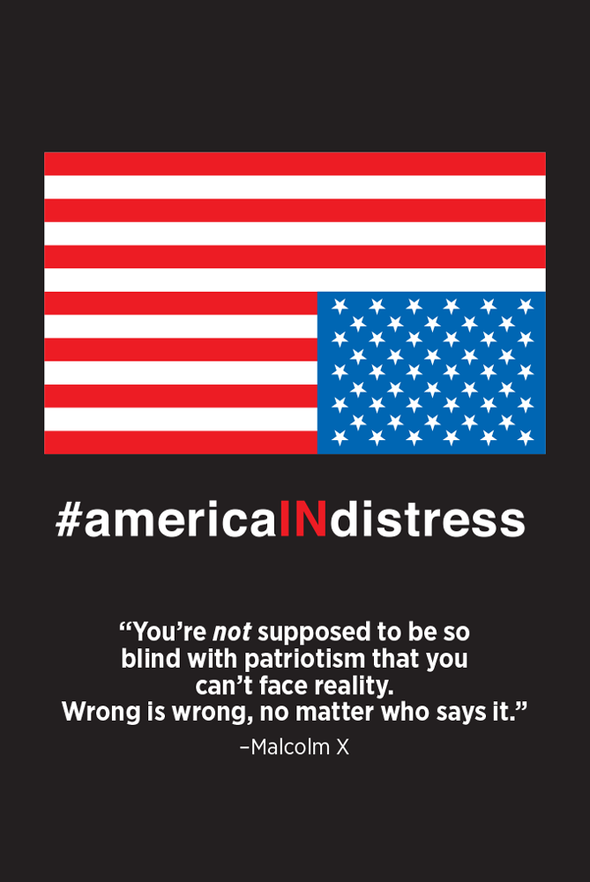 #AmericaINdistress Postcard