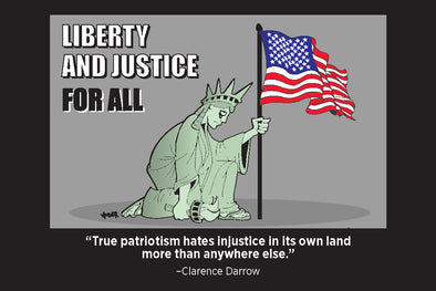 Kneeling Liberty Postcard